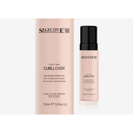 ПОДХРАНВАЩ ЕКО-МУС ЗА ЕЛАСТИЧНИ КЪДРИЦИ SELECTIVE CURLLOVER ECO-MOUSSE 150ml